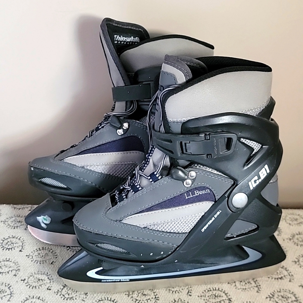 L.L. Bean Boys Size 1-3 Adjustable Ice Skates